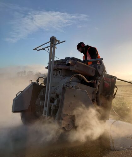 Dilataties zagen betonwegen en -fietspaden Waterschap Scheldestromen 2023