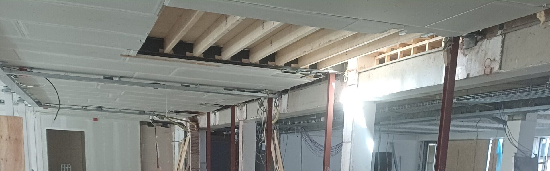 Grote trapsparing zagen Bergen op Zoom